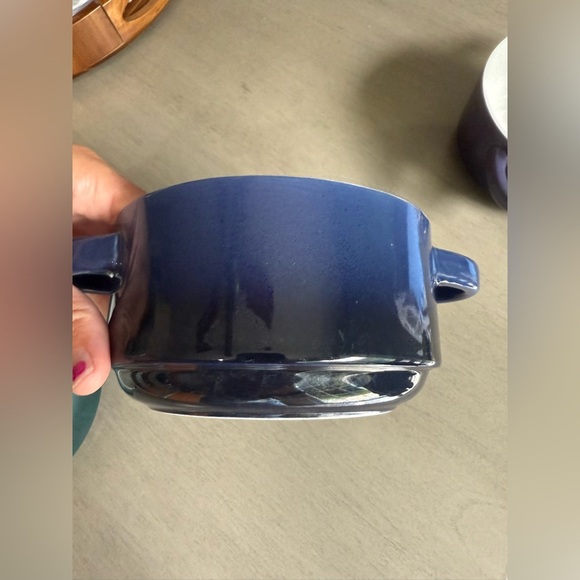 Mikasa Gourmet Basics Ombre Soup Bowls 5.25"x3.25" Small Bowl Crocks Purple Blue - Picture 11 of 13